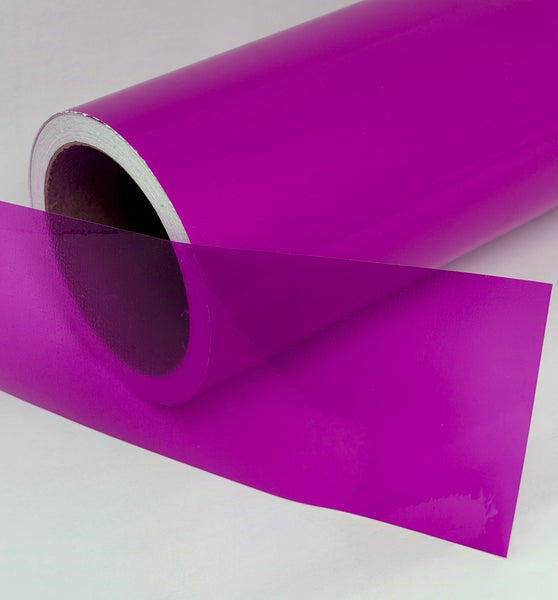 Transparent Sign Vinyl with Adhesive, choose your color and size, 24" and 12"  rolls