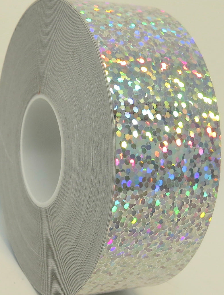 Glittering Sequins Tape, Holographic Tape That Sparkles, Narrow Sizes