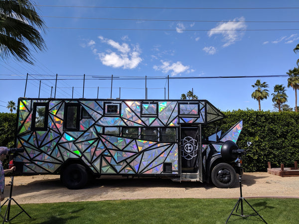 Oil Slick Rainbow Holographic Sign Vinyl, Choose Your Color and Size