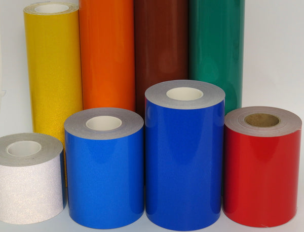 Wide Rolls of Colored Vinyl Tape. Choose your Color, 6 Year Tape