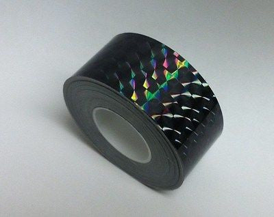 Holographic Prism Tape, 1 Inch x 25 feet, Choose Any Color,  1/4' Mosaic
