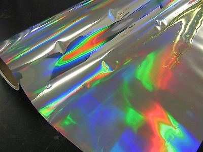 Holographic Oil Slick - Rainbow Sign Vinyl, 12 inch x 100 feet