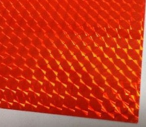 Sheets of Holographic PRISM Sign Vinyl, Choose Size and Color, 1/4" Mosaic