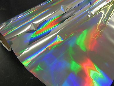 Oil Slick Rainbow Holographic Sign Vinyl, Choose Your Color and Size