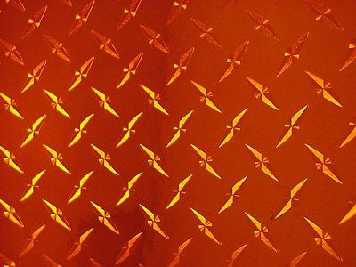 Diamond Plate Wall Border Vinyl, Choose Your Size and Color, 6" and 8" wide roll