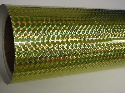 Sheets of Holographic PRISM Sign Vinyl, Choose Size and Color, 1/4" Mosaic