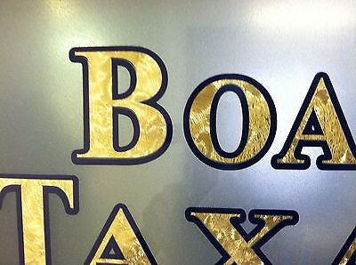 Gold Leaf, or Silver Leaf, Sign Vinyl, choose your color and size, self-adhesive