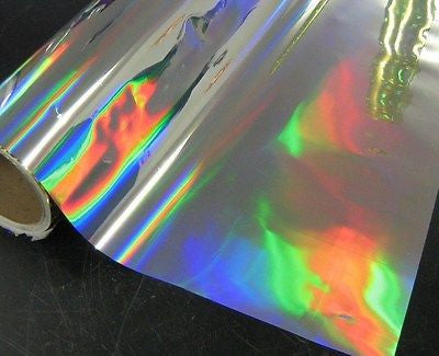 Holographic Oil Slick - Rainbow Sign Vinyl, 12 inch x 100 feet