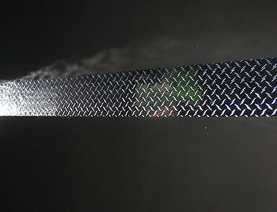Diamond Plate Wall Border Vinyl, Choose Your Size and Color, 6" and 8" wide roll