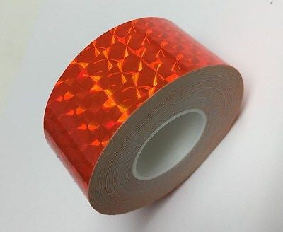 Holographic Prism Tape, 1 Inch x 25 feet, Choose Any Color,  1/4' Mosaic