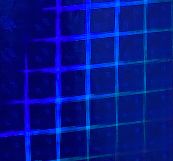 PLAID Sign Vinyl, Holographic Hyperplaid, choose your color