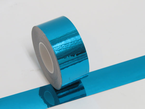 Wide rolls of Colored Chrome Tape, Mirror-like Metallic Sticky Smooth Plastic Tape