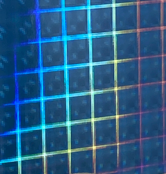 PLAID Sign Vinyl, Holographic Hyperplaid, choose your color