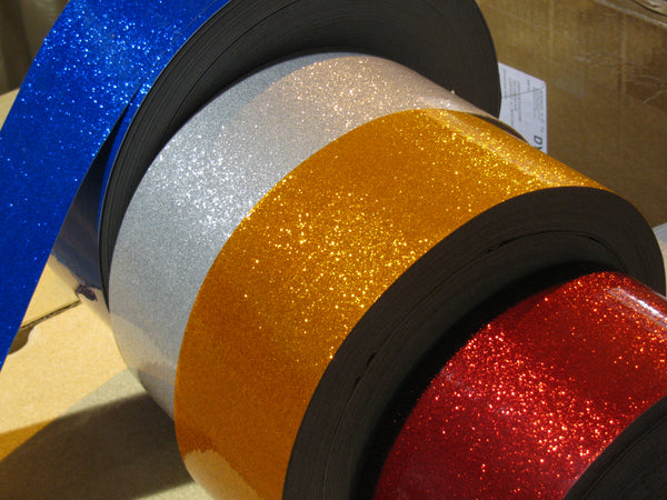 GLTTER FLAKE Tapes, WIDE Sizes, Pick Your Color and Size