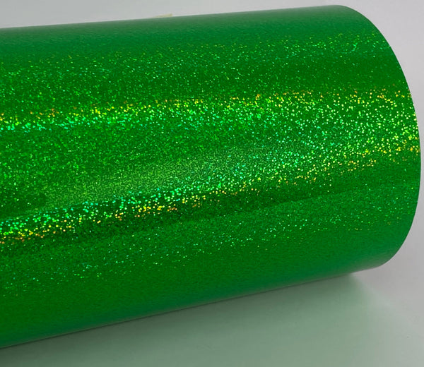 Metal Flake Sparkle Vinyl, Holographic Diffraction Vinyl, 24 inch x 30 foot rolls.