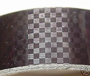 BLACK Carbon Fiber  Vinyl Tape 3" x 25 feet