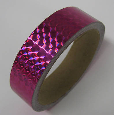 Holographic Prism Tape, 1 Inch x 25 feet, Choose Any Color,  1/4' Mosaic