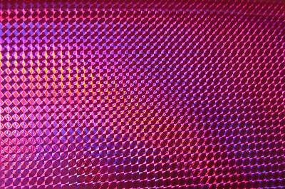 Sheets of Holographic PRISM Sign Vinyl, Choose Size and Color, 1/4" Mosaic