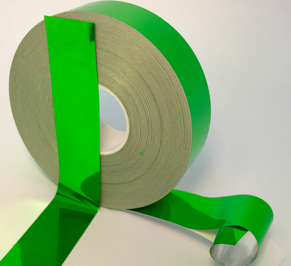 Colored Chrome Tape, Mirror-like Metallic Sticky Plastic Tape