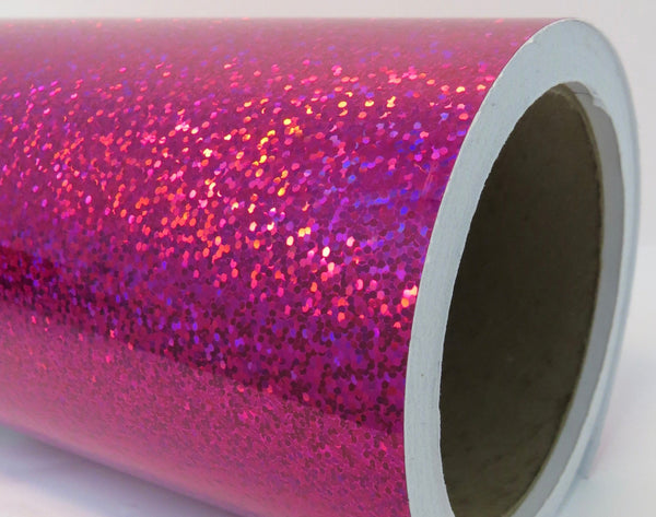 Metal Flake Sparkle Vinyl, Holographic Diffraction Vinyl, 24 inch x 30 foot rolls.
