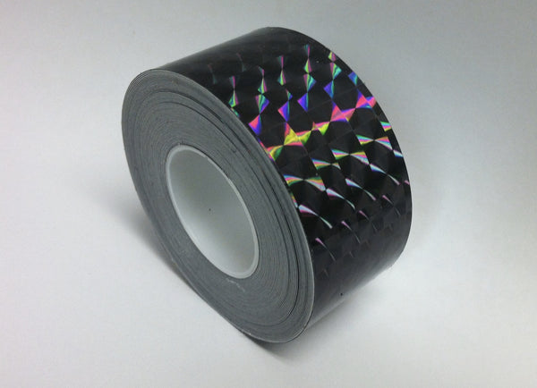 1 inch x 150 foot rolls of Prism Tape, Holographic Iridescent 1/4" Mosaic