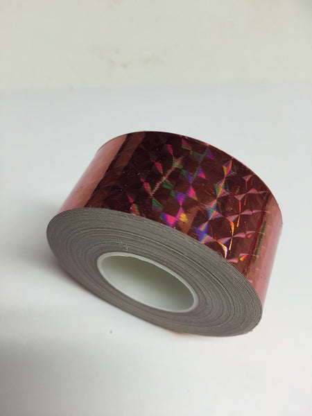 1 inch x 150 foot rolls of Prism Tape, Holographic Iridescent 1/4" Mosaic