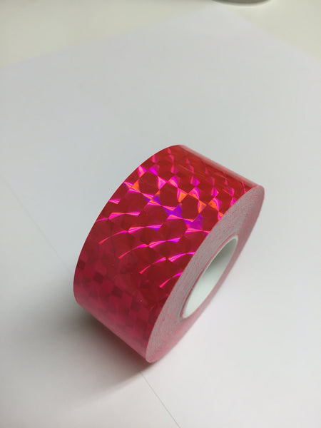 1 inch x 150 foot rolls of Prism Tape, Holographic Iridescent 1/4" Mosaic