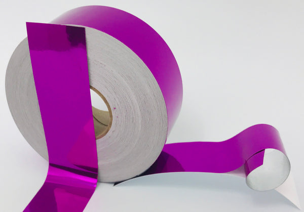 Colored Chrome Tape, Mirror-like Metallic Sticky Plastic Tape