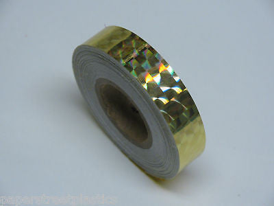 10 rolls of Prism Tape, 1/2 Inch x 25 ft, Your color choices, Holographic Mosaic