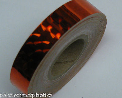 10 rolls of Prism Tape, 1/2 Inch x 25 ft, Your color choices, Holographic Mosaic