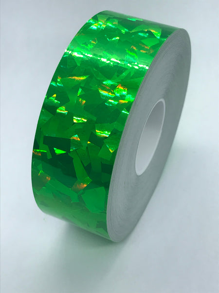 HoloCrystal Tape, choose your color and size, 50 foot rolls of Holographic Tape