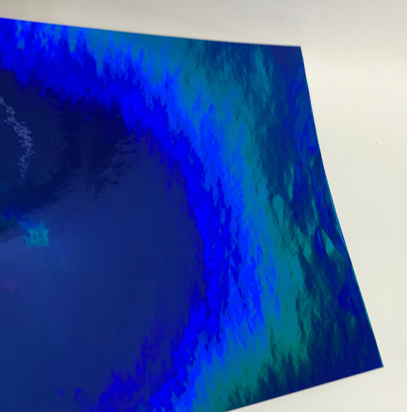 SHEETS of Oil Slick RAINBOW Holographic Sign Vinyl, Choose  Color and Size
