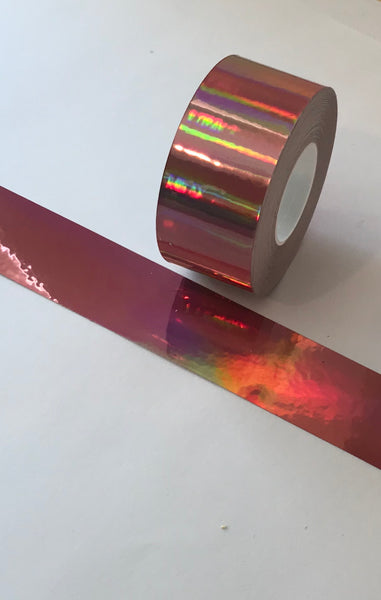 Roll of Holographic Rainbow Oil Slick Tape, choose your color and size, OILSLICK