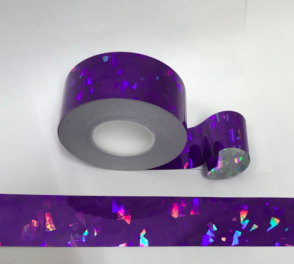 6 Rolls of HoloCrystal Tape, Your Choice of any 6 Colors, Holographic Tape, 1"x25ft ea