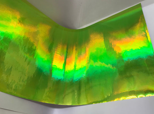 SHEETS of Oil Slick RAINBOW Holographic Sign Vinyl, Choose  Color and Size