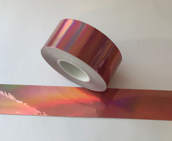 Roll of Holographic Rainbow Oil Slick Tape, choose your color and size, OILSLICK