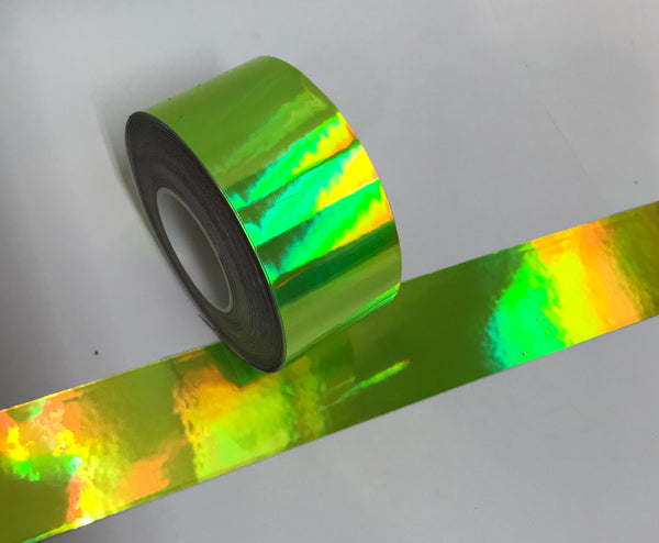 Roll of Holographic Rainbow Oil Slick Tape, choose your color and size, OILSLICK