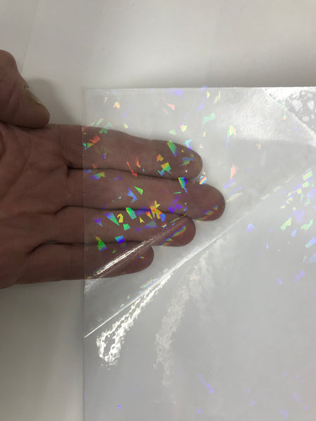 Holographic Overlay Vinyl, Pick Your Pattern and Size, Novelty Grade